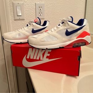 NIKE AIR MAX 180 ULTRAMARINE SIZE MEN 10 normal wear